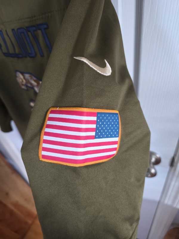 Dallas Cowboys Salute To Service Camo Green NFL Official Jersey Size XL gallery