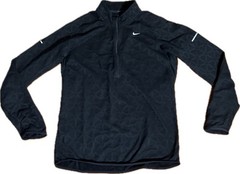 NIKE Men’s L DriFit Shirt Geometric Lightweight Element Thermal Running 1/4 Zip