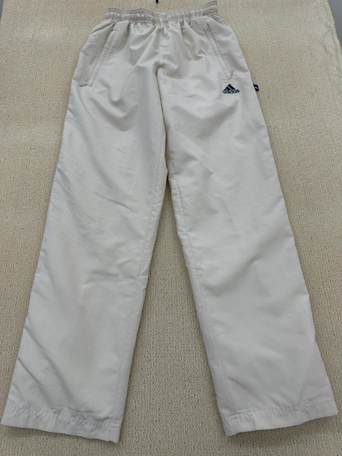 Adidas Track Pants White XS Drawstring Unisex Casual NWT gallery