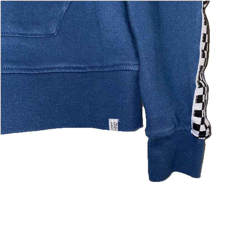 Sovereign Code KING Slate Blue Zip Up Hoodie Sweatshirt Checkers M gallery