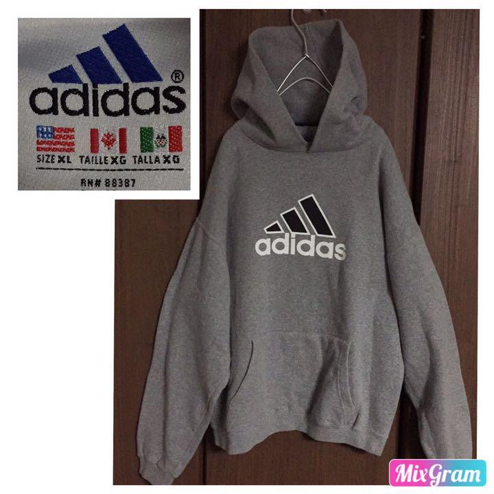 Adidas Hoodie Performance Logo 90S Big Men XL Collabloration Limited Edition Rar gallery