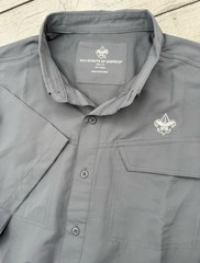 Boy Scouts Of America BSA Mens Shirt Vented Performance Button Down Adult XL