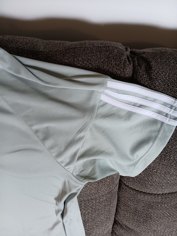 NWT ADIDAS SERENO 3S T-SHIRT MEN'S SOCCER SPORTSWEAR TRAINING 2XL SILVER/WHITE,, gallery