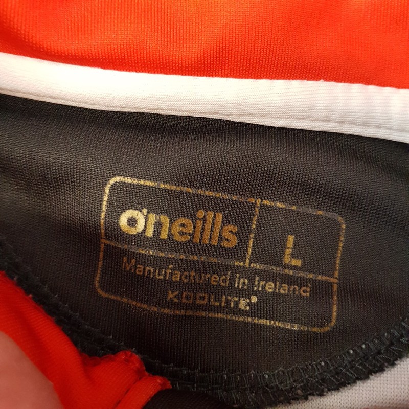 Sheffield Eagles 1/4 Zip Top Large Grey Red O'Neills Rugby Pullover Training gallery