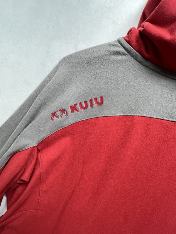 Kuiu Men’s Hoodie Size L 1/2 Zip Long Sleeve Performance Pullover 3 Outdoor Red gallery