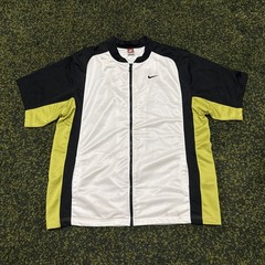 Vintage Nike Basketball Team Sports Full Zip Warm Up Shooting Shirt Mens Size XL
