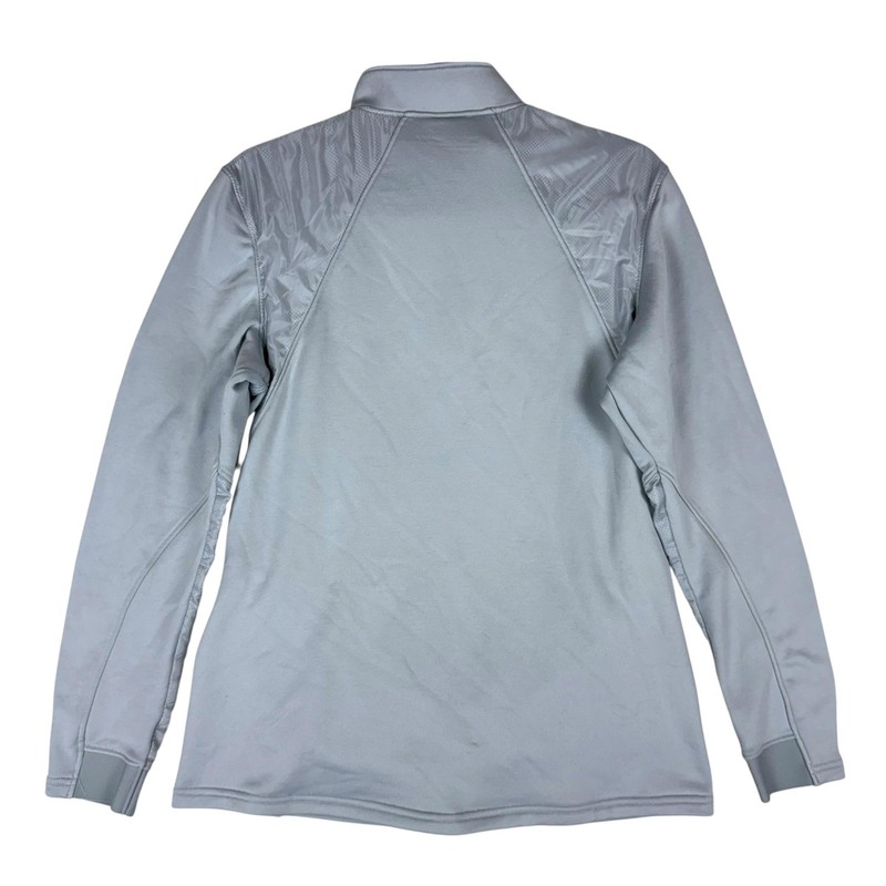 Under Armour Pullover Mens Medium Gray 1/4 Zip Mock Neck Athletic Training gallery