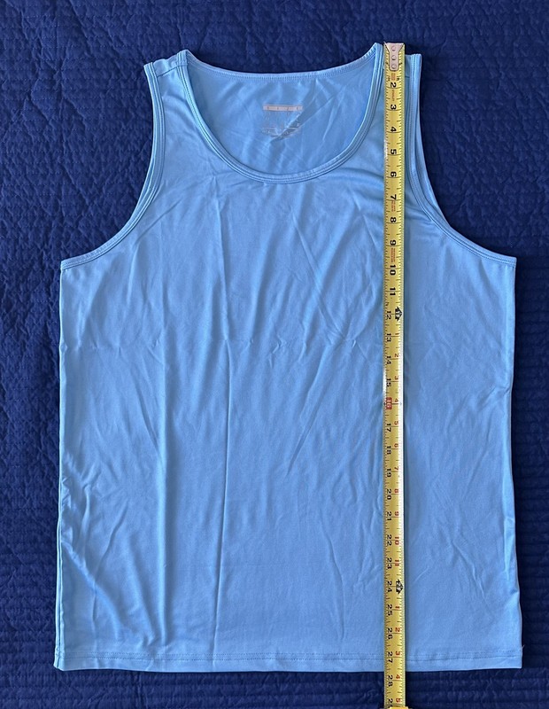 MAGCOMSEN Men's UPF 50+ Tank Medium 2 pk Light Blue & Royal Blue (EUC) gallery