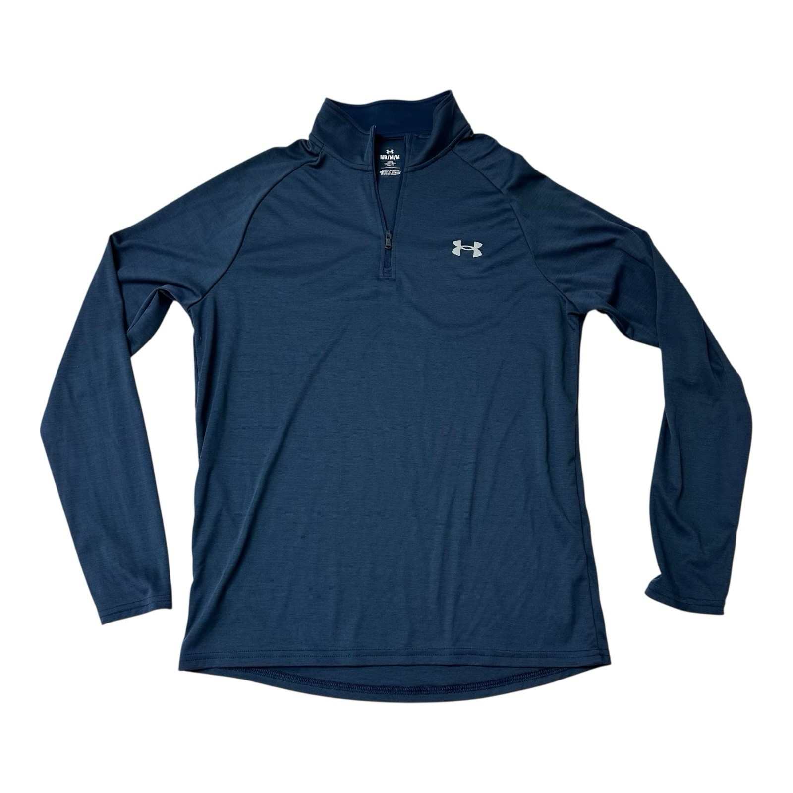 Under Armour HeatGear 1/4 Zip Loose Pullover Men's Medium Dark Blue gallery