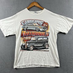 Goodguys Nationals Shirt Mens L Classic Cars Hot Rod Roadsters Thrashed Vintage