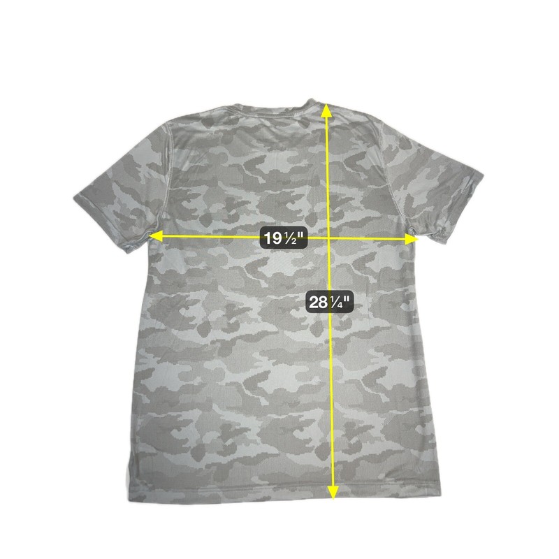 Old Navy Men's Active Go-Dry Shirt Medium Camo Gray Athletic Gym Workout Tee gallery