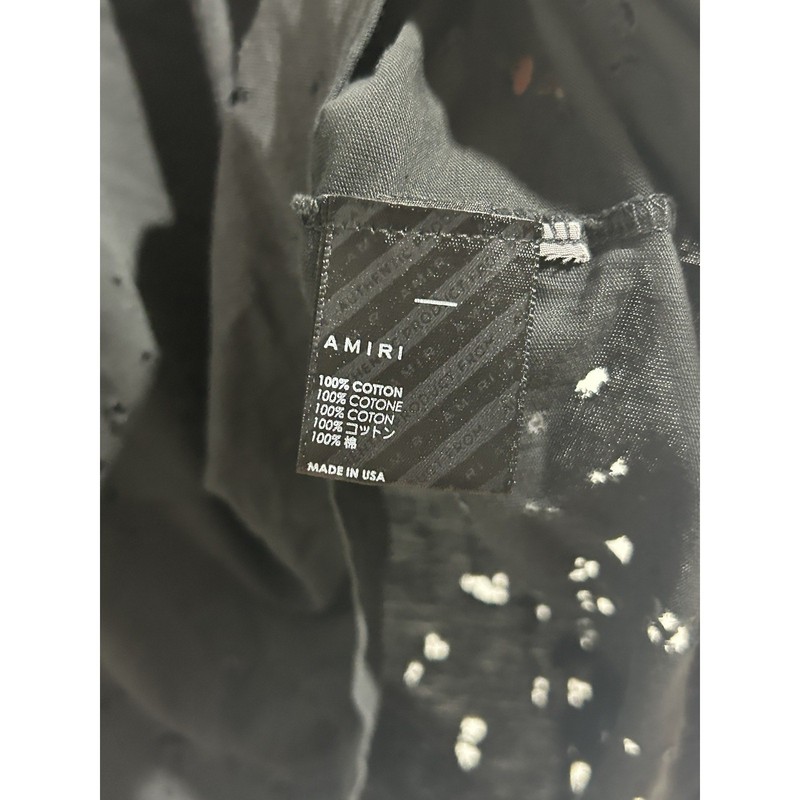 AMIRI SHOTGUN TEE FADED BLACK SIZE LARGE NEW gallery