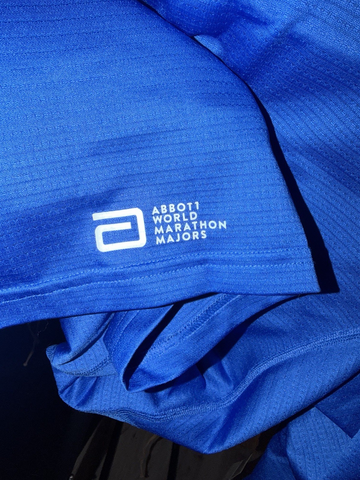 adidas Boston Marathon 2022 Blue Long Sleeve Running Shirt M Athletic Fit Logos gallery