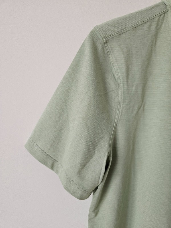 NWT LULULEMON FOGN Light Green Evolution SS Polo Top Golf Shirt Men's Medium gallery