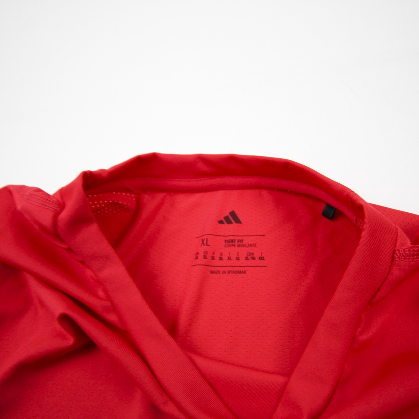 adidas Techfit Compression Top Men's Red Used XL gallery