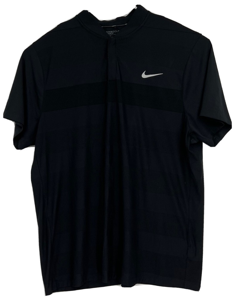 Nike Golf Momentum Fly Swing Knit Alpha Stripe Polo Shirt 802830 Men 2XL