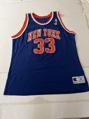 Vintage Patrick Ewing Jersey NY Knicks #33 Made in USA 48