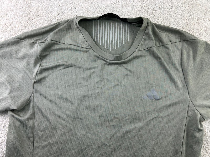 Adidas Shirt Mens Large Training Athletic Lightweight Performance Short Sleeve gallery