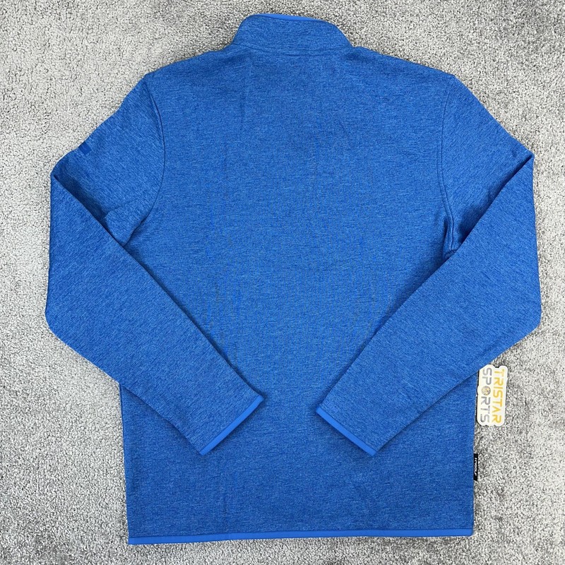 Under Armour Golf Half Zip Pullover Mens Medium Blue UA Drive Sweater Fleece gallery