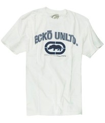 Ecko Unltd. Mens Micro Graphic T-Shirt, white, S