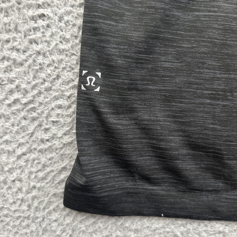 NWT Lululemon Metal Vent Tech Polo Deep Coal Black Athletic Preppy Men's Small gallery