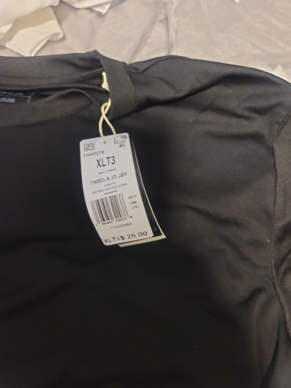 adidas Tabela 23 JSY Men's Black Soccer Jersey XL Lightweight w/ shorts gallery