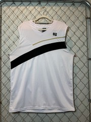 LeBron James OG Brand L23 Men’s Basketball Tank Top White & Gold Y2K