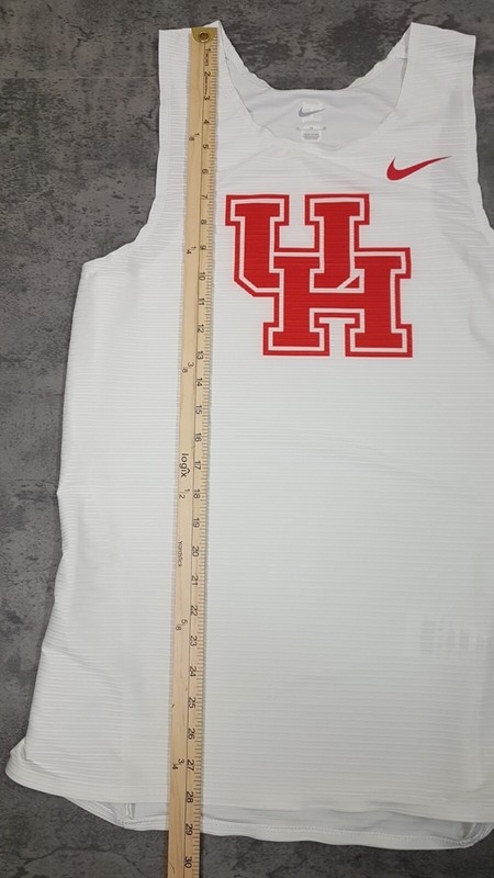 NIKE Pro Elite Running Singlet University Of Houston Mens XL Made In Usa gallery
