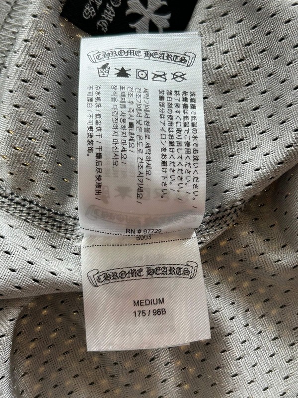 Chrome Hearts Black & White Logo Reversible Mesh Jersey gallery