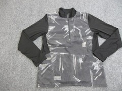 The North Face Pullover Mens Medium Gray FlashDry Quarter Zip Graphic NF0A2TH1