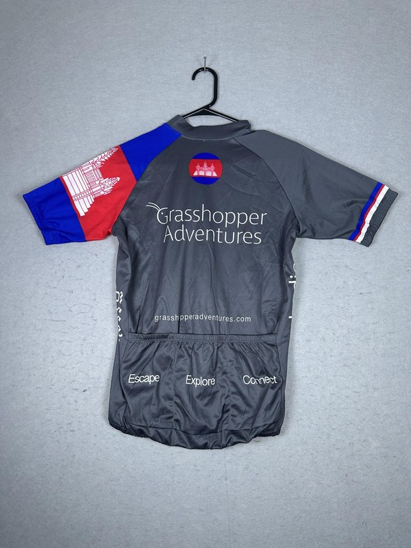 Grasshopper Adventures Cycling Jersey Mens Medium Cambodia Angkor Wat Bike Shirt gallery