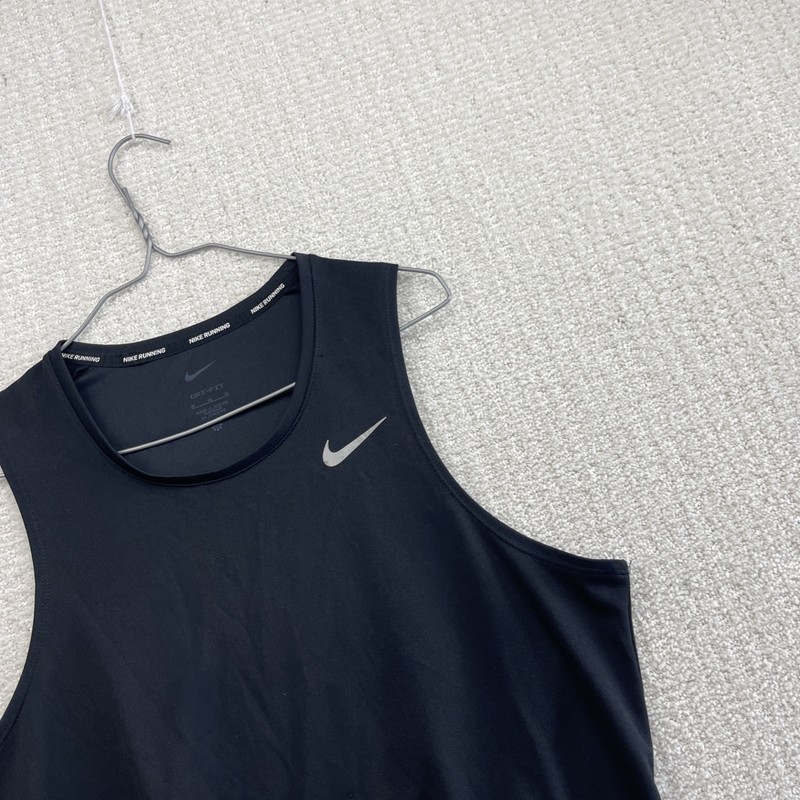 Nike Miler Tank Running / Workout Training Men's Size M DV9321 010 Cross Fit gallery