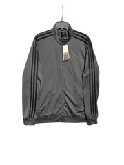 adidas Men’s Essentials 3-Stripes Tricot Track Top DU0448 – Size L Large NWT