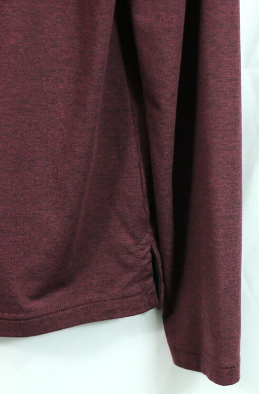 01.Algo Performance Polo M Tall Button Neck Long Sleeve UV SPF 40 Quick Dry gallery