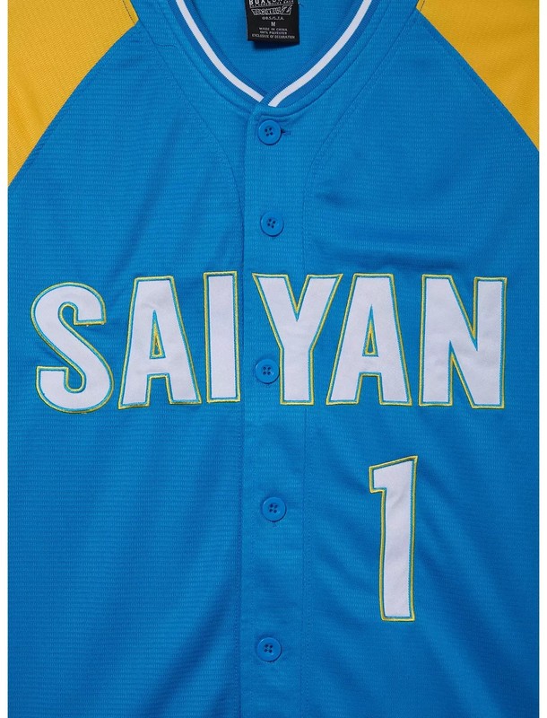 Dragon Ball Z Vegeta Baseball Jersey BoxLunch Exclusive Size Large New With Tags gallery