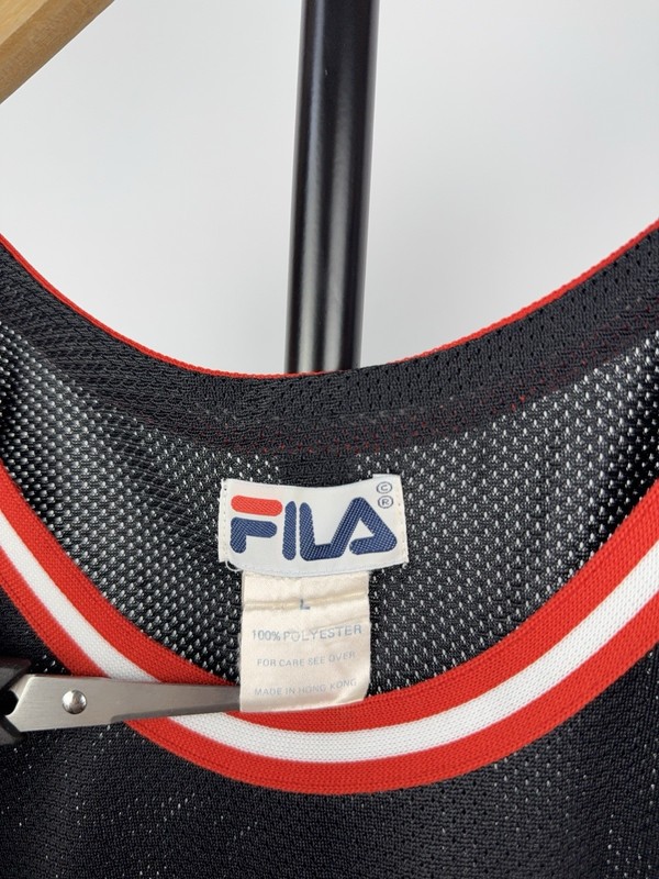 Vintage 90s FILA B-Ball Mesh Jersey Tank Made in Hong Kong Men’s L Size gallery