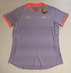 Nike Rafa Nadal 2024 Madrid Player Exclusive Tennis Shirt FD5409-512 Mens Size L