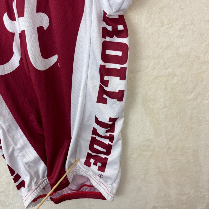 Adrenaline Promotions Alabama Cycling Jersey Shirt Size MED Roll Tide Football gallery