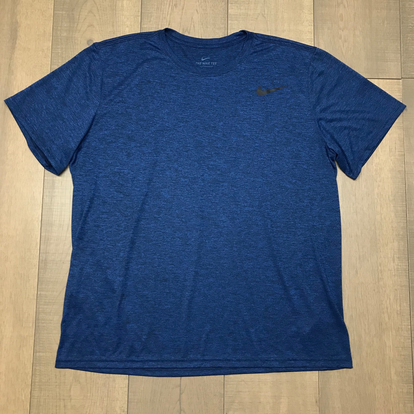Nike Shirt Tee Top Mens Size XL Blue Dri-Fit Seasonal Legend Fitness Lightweight gallery