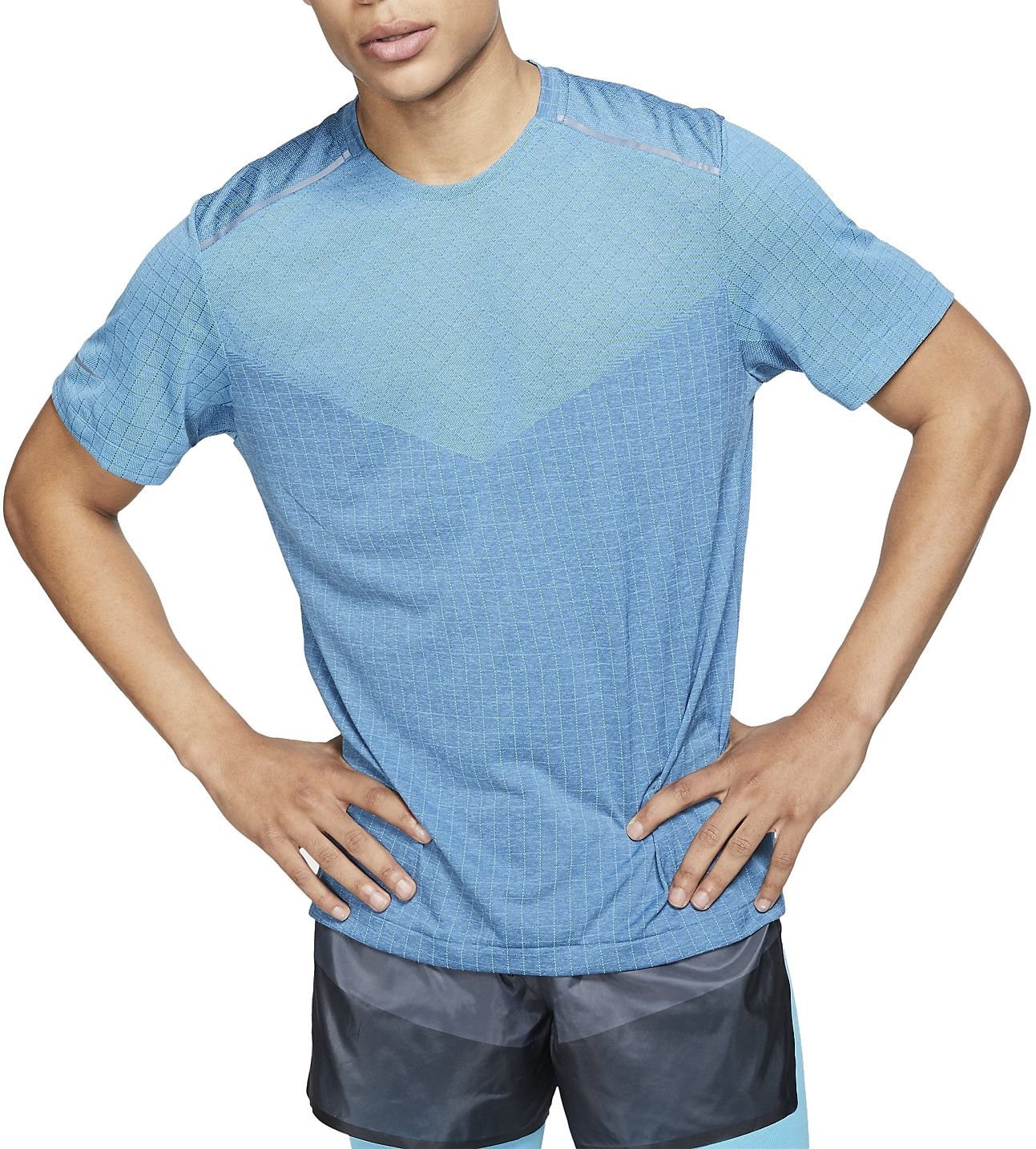 NWT Men's Nike Tech Pack Running Shirt Top Thunderstorm Blue AQ6375-418 X-Large gallery