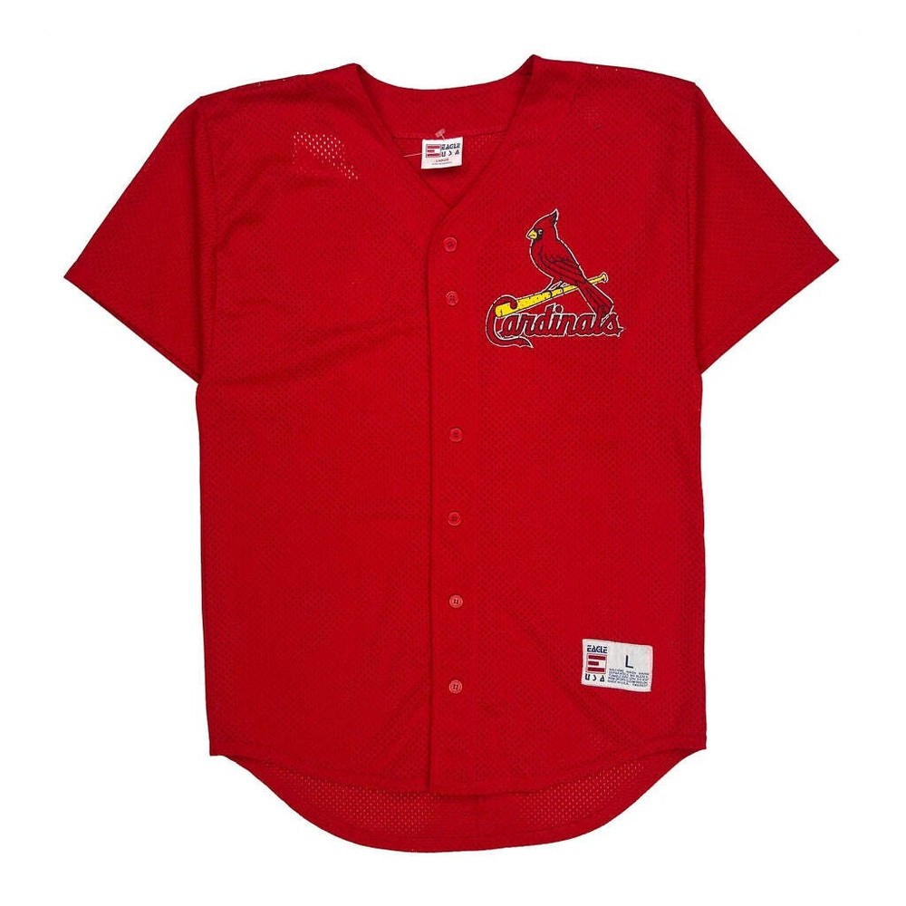 Cardinals Eagle USA Jersey - Large Red Polyester