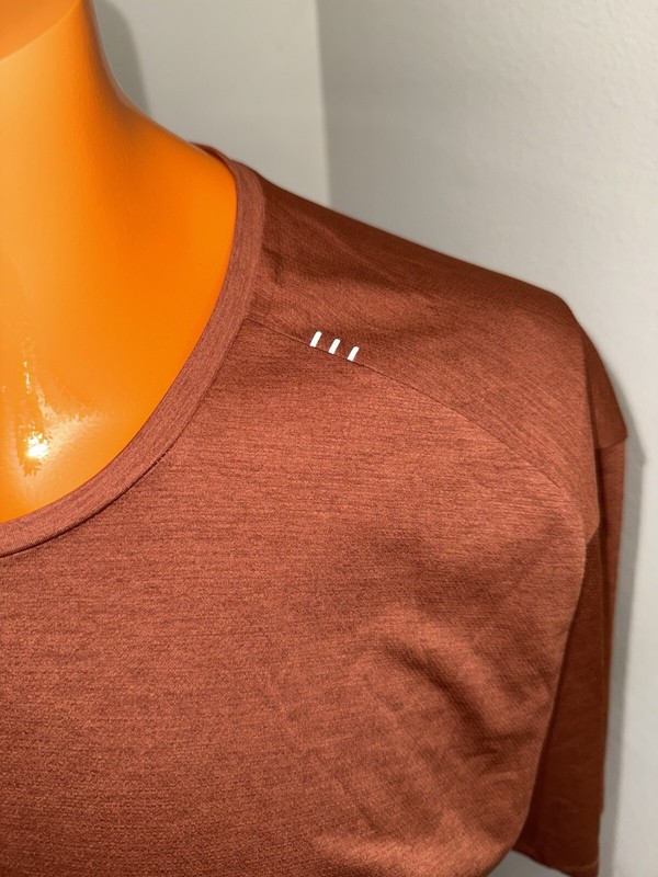 Lululemon Fast Free Short Sleeve Red/Orange Gray Men's Size XL gallery