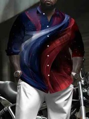 Mens 6XL BIG Long Sleeve DRESS – Casual Shirt New 2025