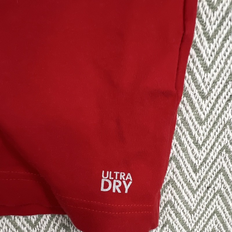 Lacoste Sport Ultra Dry Performance T Shirt Croc Logo Mens FR 5 US Large RED gallery