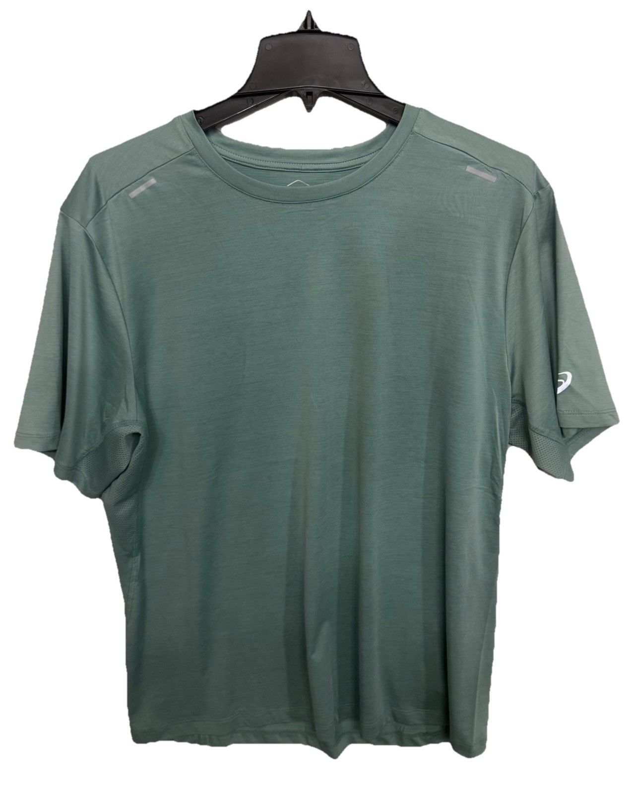 Asics Men's Knit Spacedye Short Sleeve T Shirt Running Gym Green Large gallery