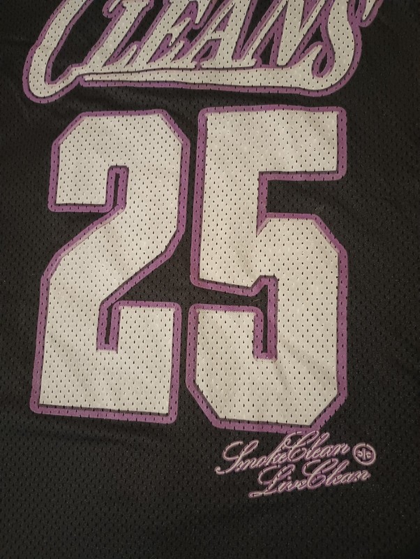 Cleans Collection "Smoke Clean Live Clean" Basketball Jersey - Purple Edition 2X gallery