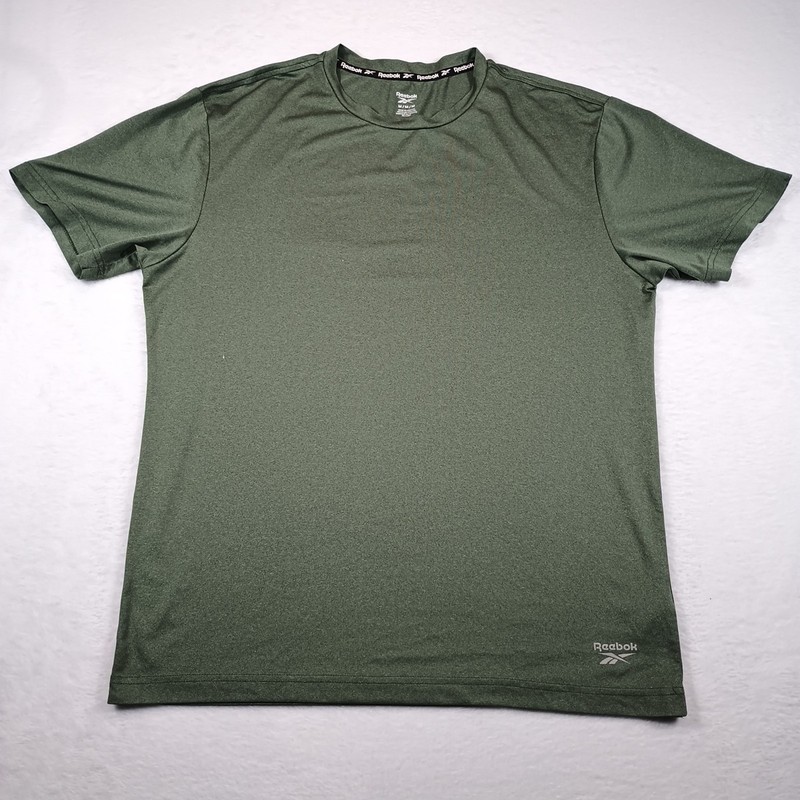 Reebok Shirt Short Sleeve Crew Neck Activewear Fitness Men's M Lot Of 2 Assorted gallery