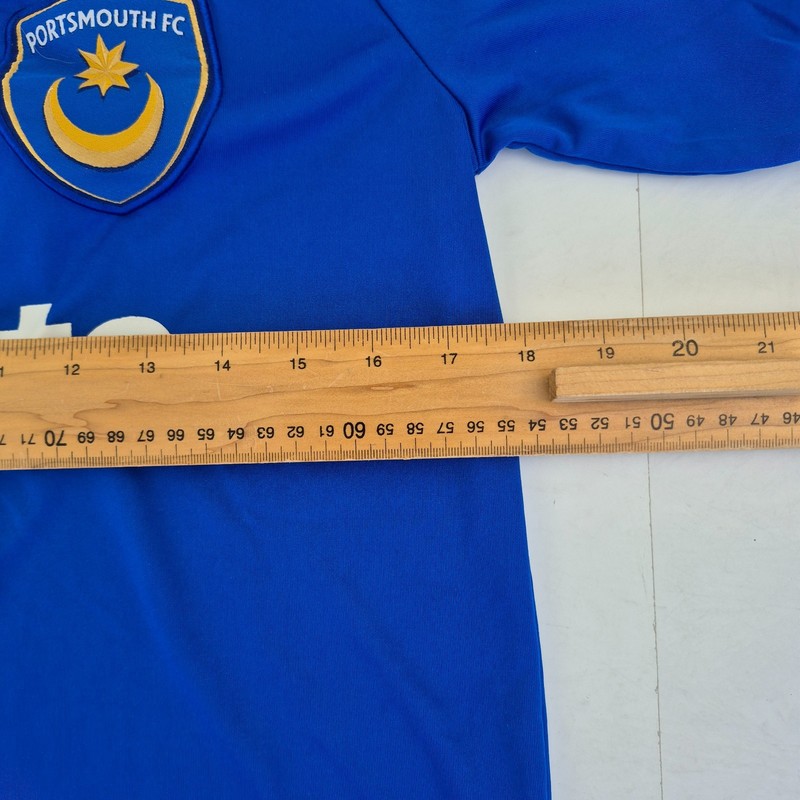 PORTSMOUTH FC Shirt Small Blue Mens Football SONDICO Home 2013-14 gallery
