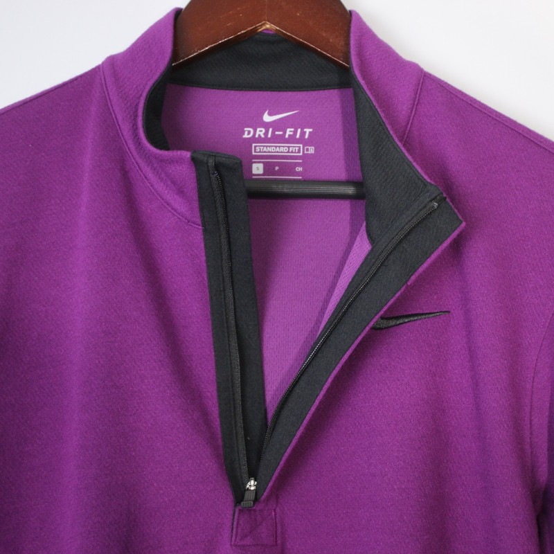 Nike Dri-Fit Mens Small Victory 1/2 Zip Golf Long Sleeve Top gallery