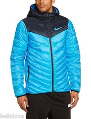 Nike GPX 700 DOWN JACKET Hoody PACKABLE Soccer Hooded Sweat Shirt~Men sz Lrg NWT